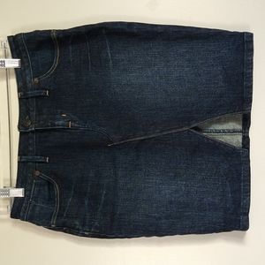 Banana Republic jeans mini skirt size 2 petite